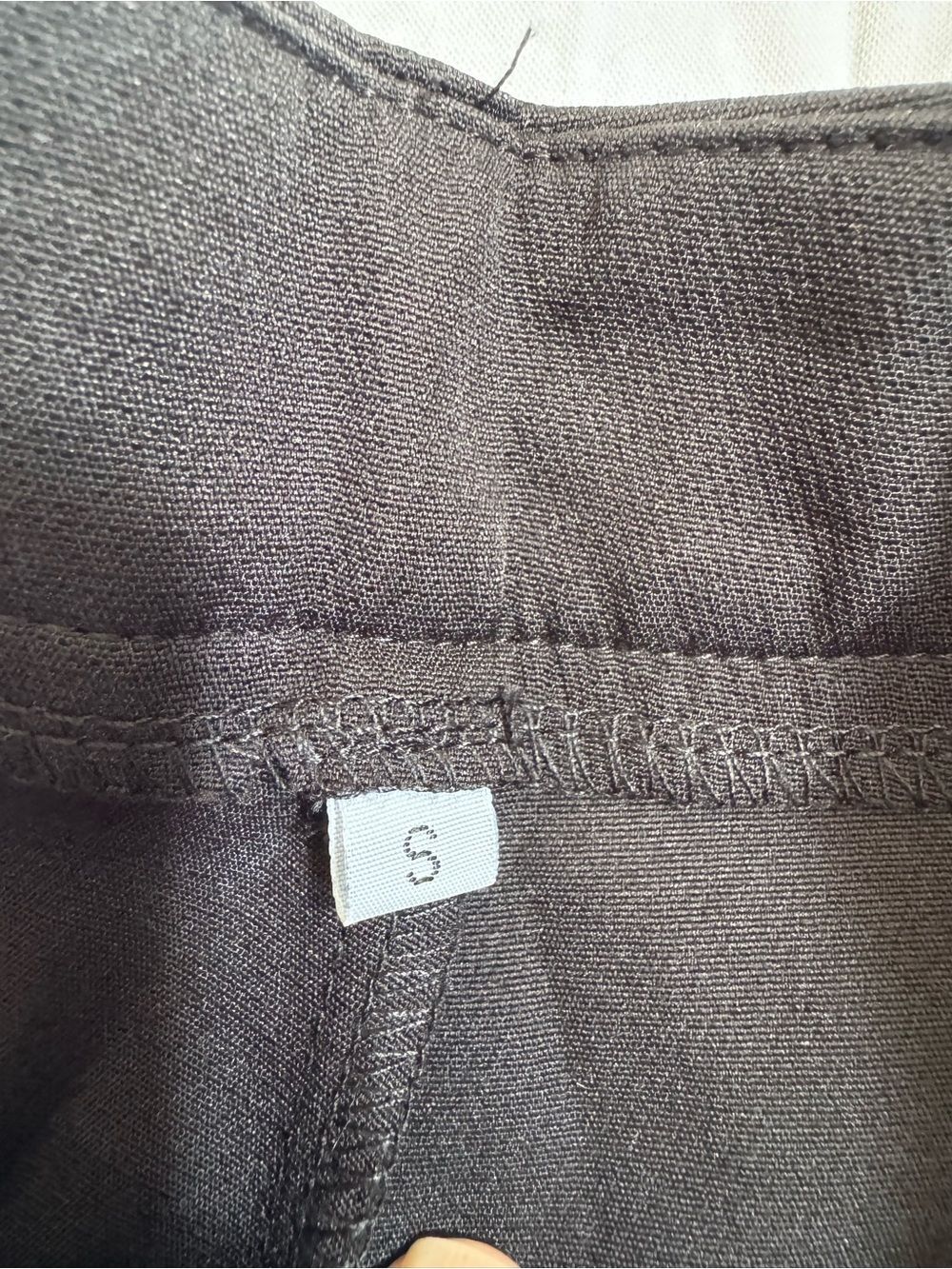 Classic Wide-Leg Black Dress Pants Size Small W26, L33+ NWOT - Picture 7 of 8